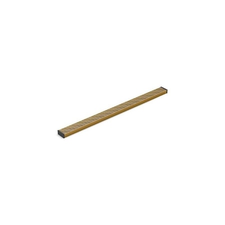 KOHLER K-80653 2-1/2" x 36" linear drain grate with lattice pattern